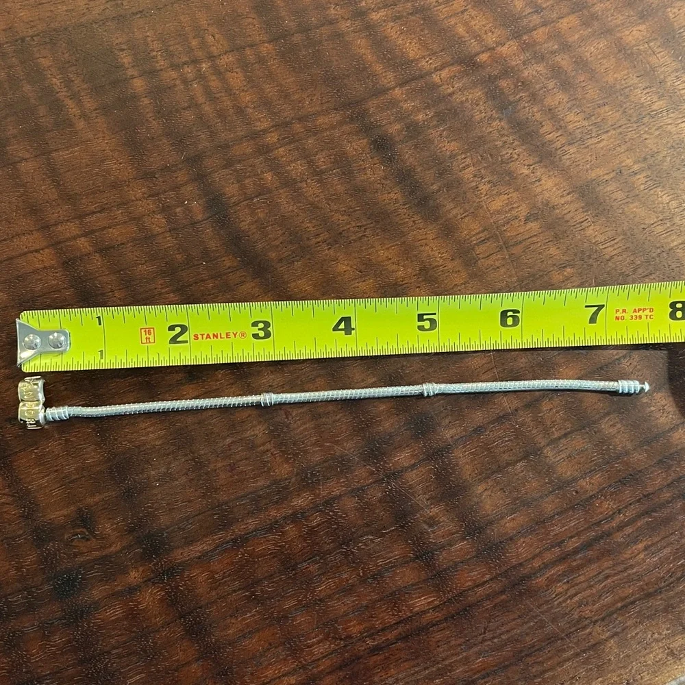 Pandora silver bracelet with gold clasp - Picture 4 of 4